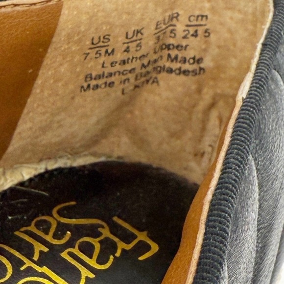 Franco Sarto Black Quilted Espadrille Flats Women's Size 7.5 M Leather Slip On - Picture 4 of 6